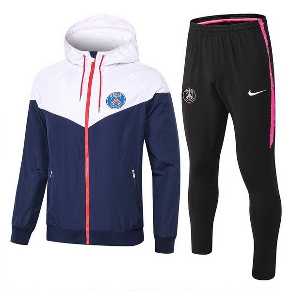 Rompevientos Paris Saint Germain Conjunto Completo 2018-2019 Azul Blanco